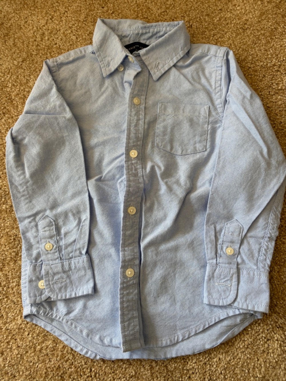 Light Blue Boys' Button-Up Shirt - Classic Oxford Style Janie and Jack